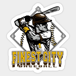 Finest City Baseball Forever Diamond Sticker